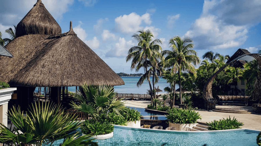 Hotell du kan bo på i semesterparadis i Mauritius.