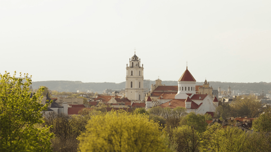Gamla stan i Vilnius.