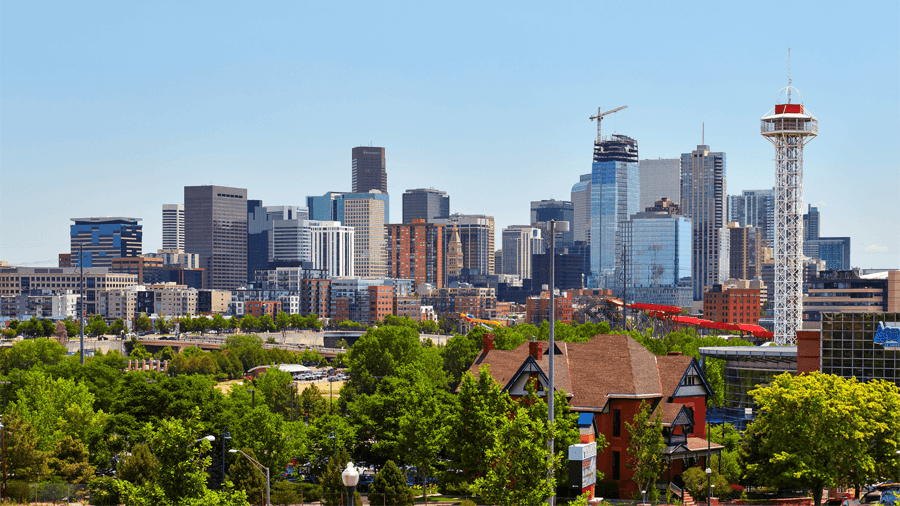 Staden Denver, Colorado.